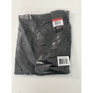 Jump Start Men's Performance Training Shorts With Zipper Pockets 2XL Black